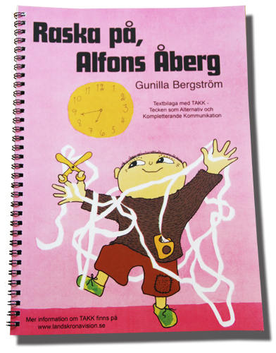 Raska på Alfons Åberg med tecken (ej illustrerad) - BOK